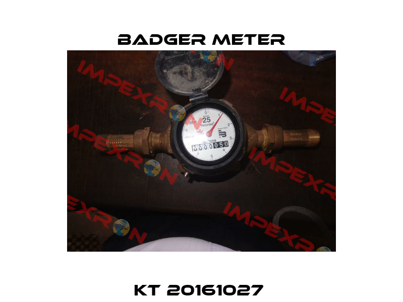 KT 20161027  Badger Meter