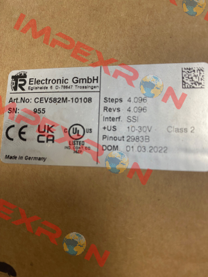 CEV582M-10108 / CEV582M*4096/409 TR Electronic