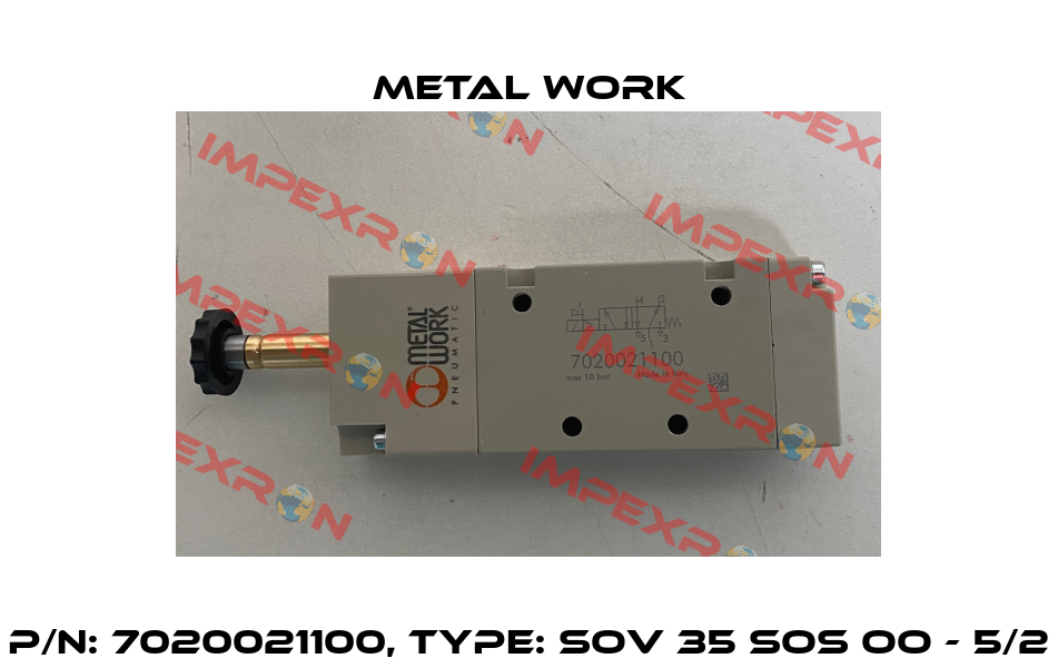 P/N: 7020021100, Type: SOV 35 SOS OO - 5/2 Metal Work