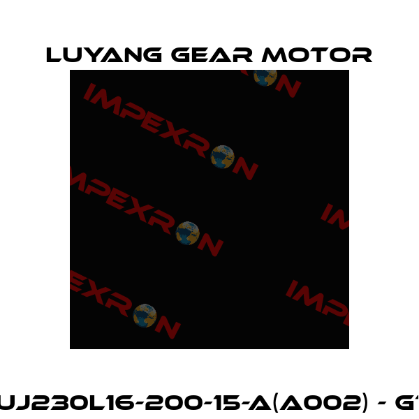 UJ230L16-200-15-A(A002) - G1 Luyang Gear Motor