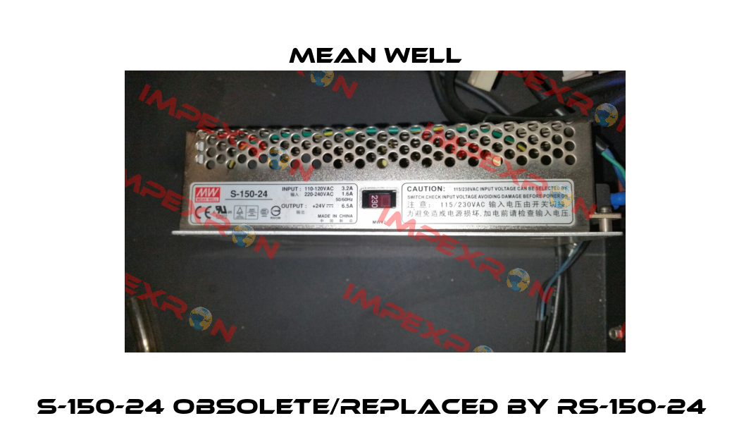 S-150-24 obsolete/replaced by RS-150-24  Mean Well