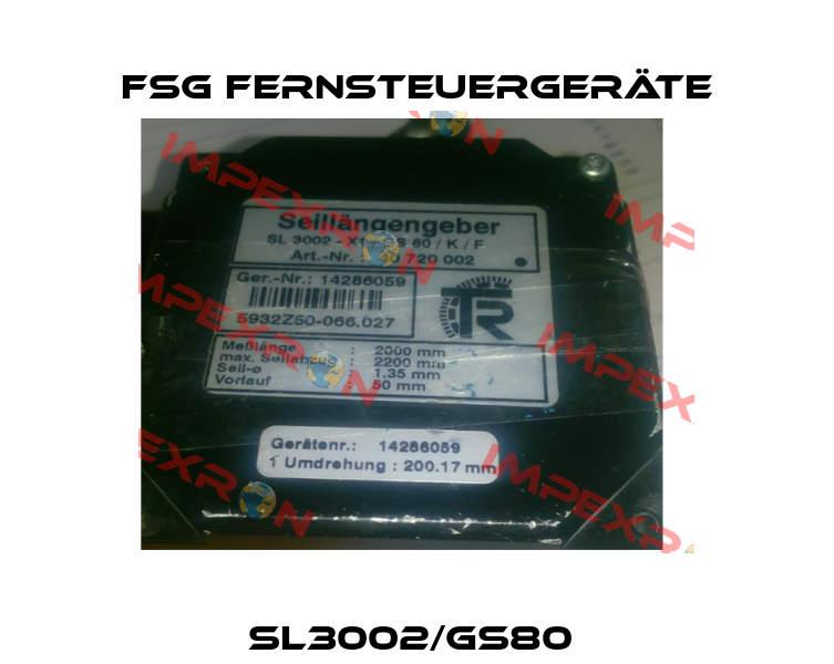 SL3002/GS80  FSG Fernsteuergeräte