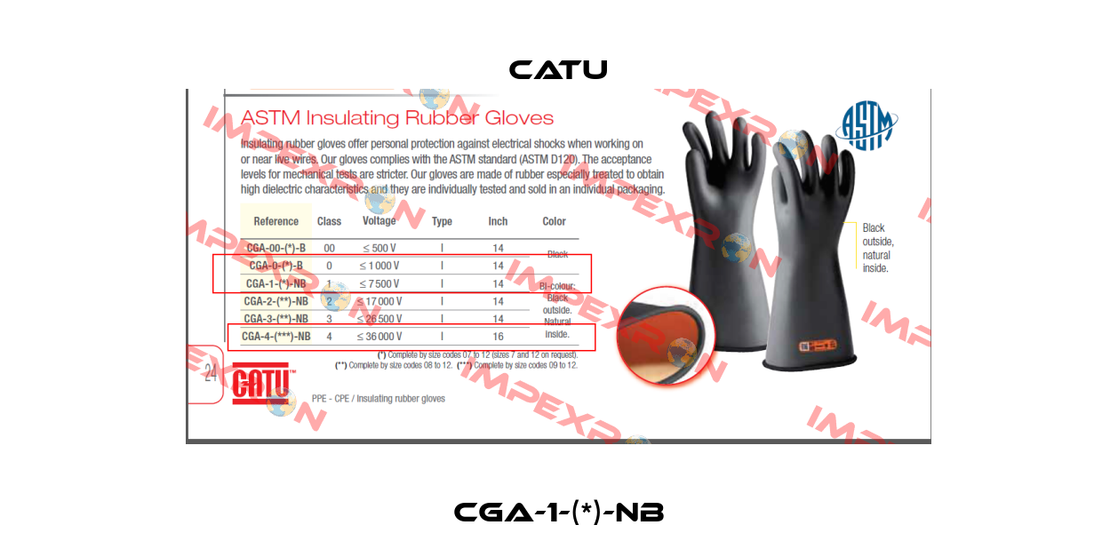 CGA-1-(*)-NB Catu