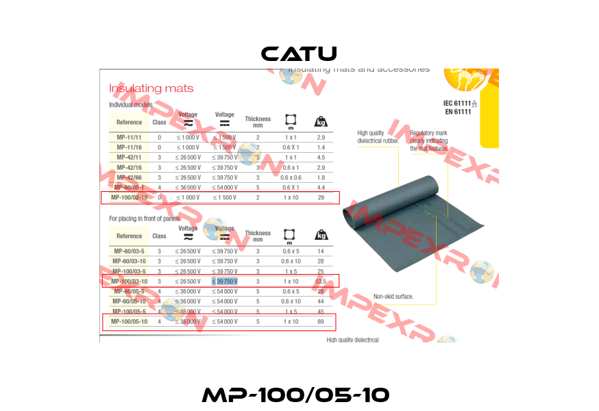 MP-100/05-10  Catu