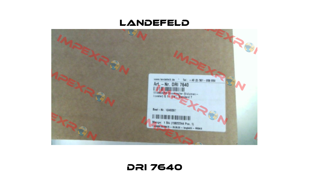 DRI 7640 Landefeld