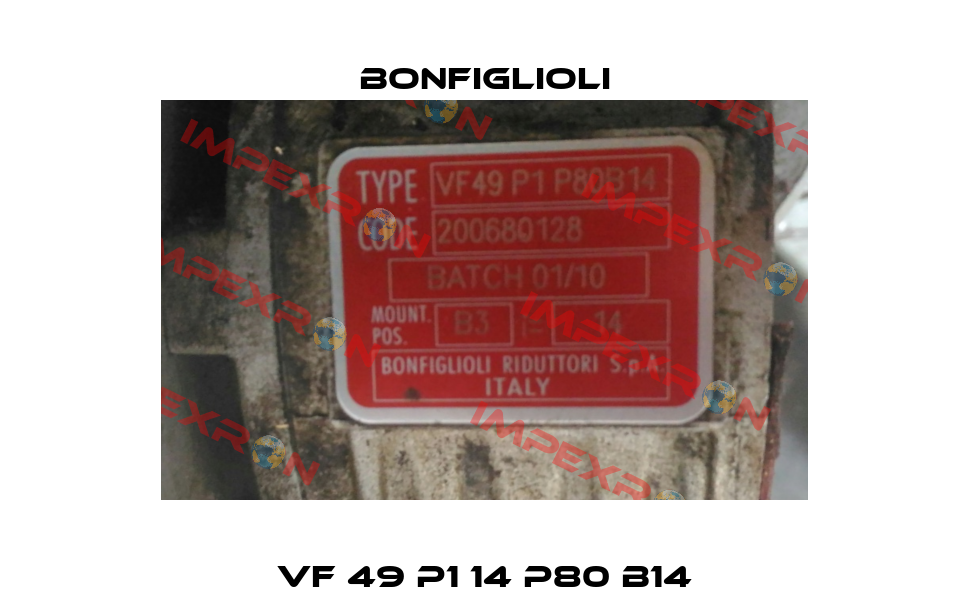 VF 49 P1 14 P80 B14 Bonfiglioli