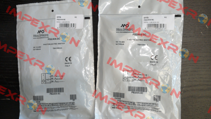 PS2/AN-0C Micro Detectors / Diell (now Datasensing)