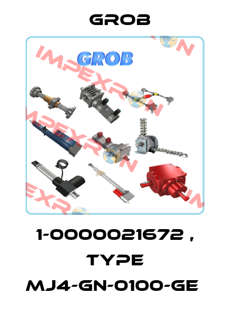 1-0000021672 , type MJ4-GN-0100-GE  Grob