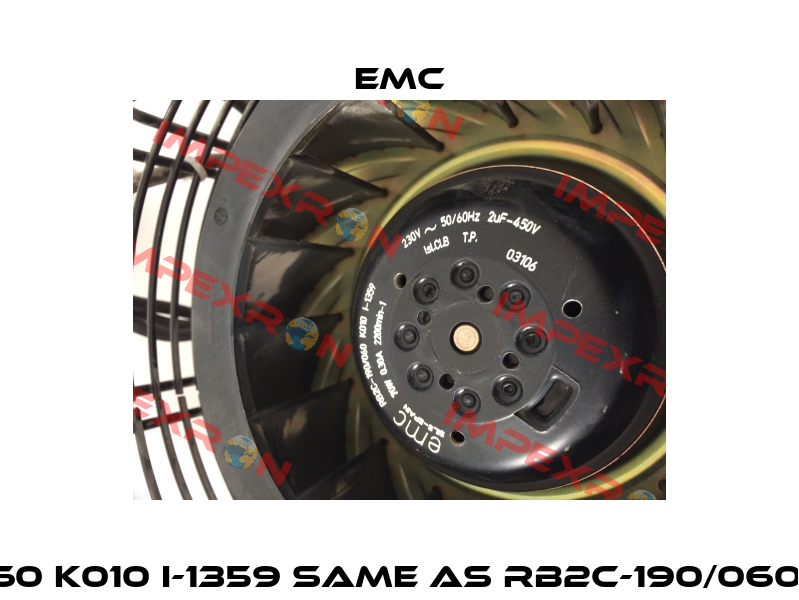 R2BC-190/060 K010 I-1359 same as RB2C-190/060 K010 I-2472 Emc