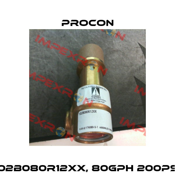 102B080R12XX, 80gph 200psi Procon
