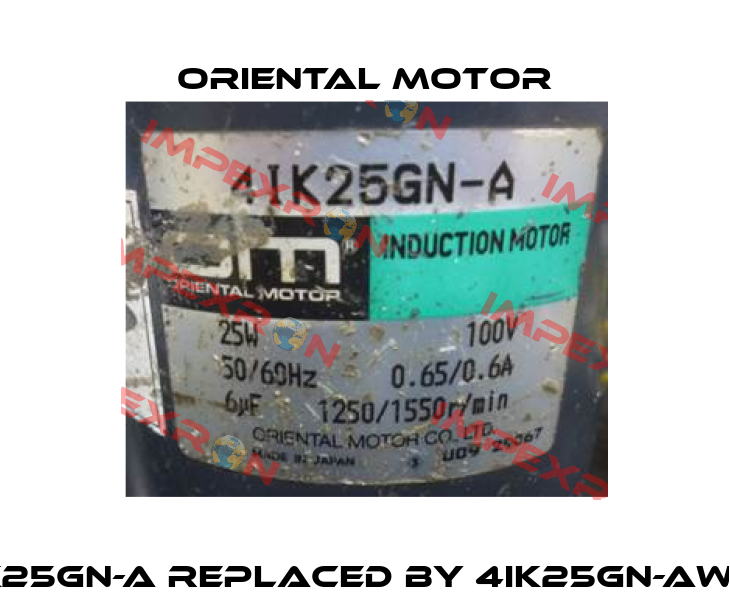 4IK25GN-A replaced by 4IK25GN-AW2J  Oriental Motor
