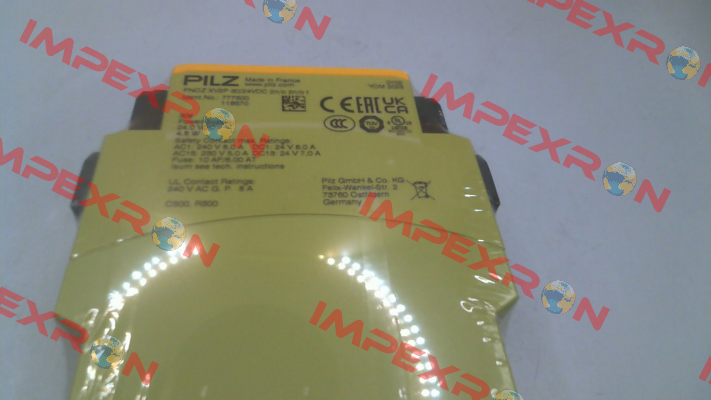 p/n: 777500, Type: PNOZ XV2P 30/24VDC 2n/o 2n/o t Pilz