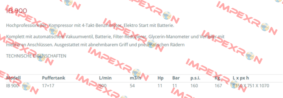 60200058 - IB 900 Ibix