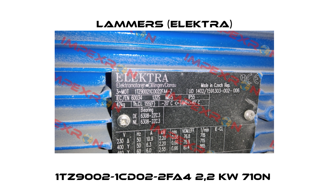 1TZ9002-1CD02-2FA4 2,2 kW 710n  Lammers (Elektra)