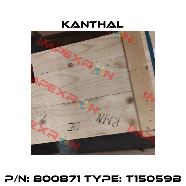 P/N: 800871 Type: T15059B Kanthal