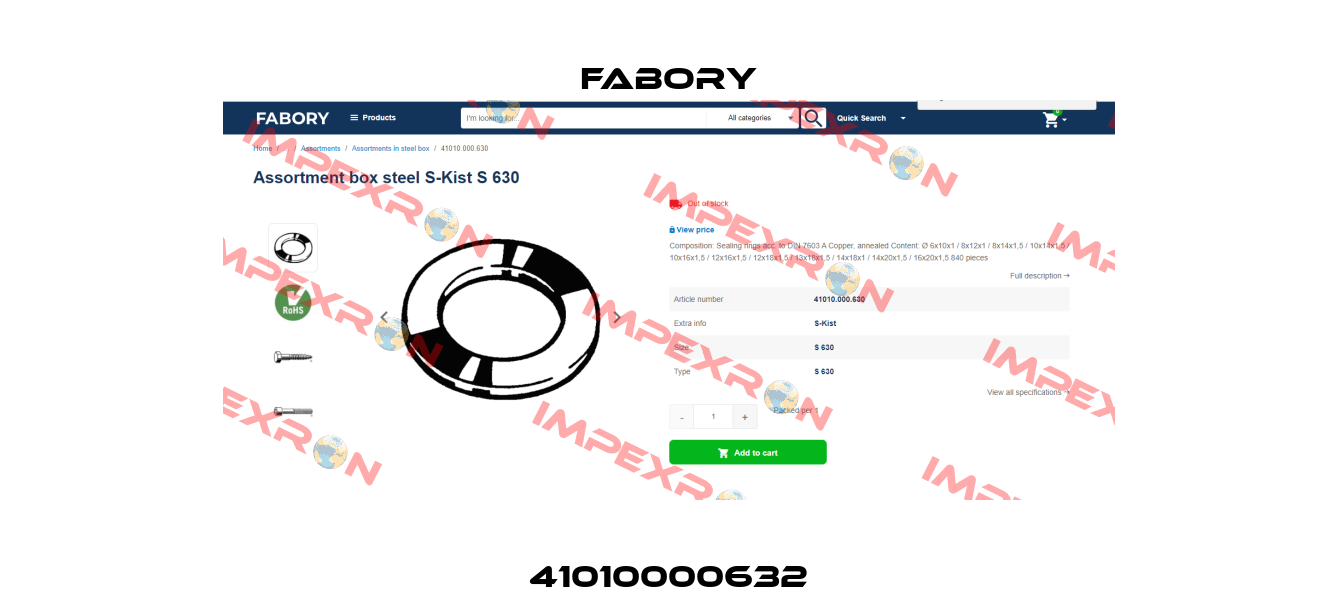 41010000632 Fabory