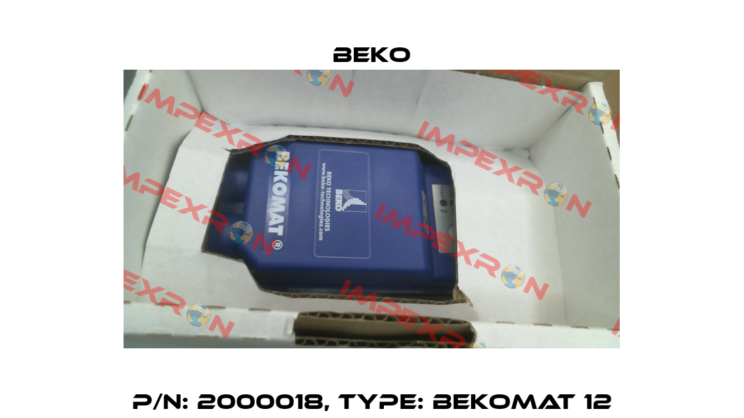 P/N: 2000018, Type: BEKOMAT 12 Beko