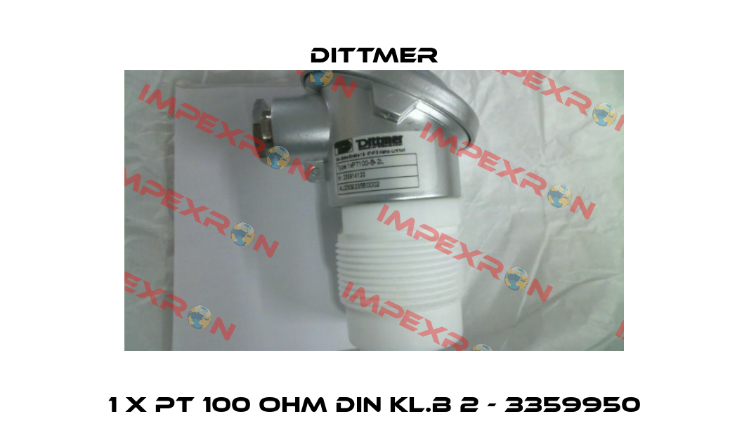 1 x PT 100 Ohm DIN Kl.B 2 - 3359950 Dittmer