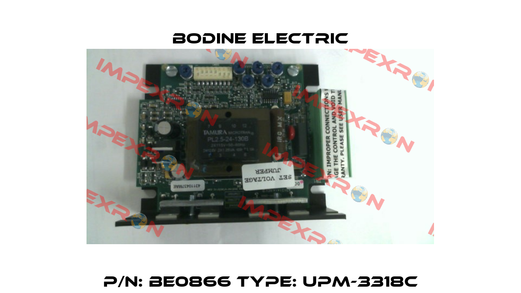P/N: BE0866 Type: UPM-3318C BODINE ELECTRIC