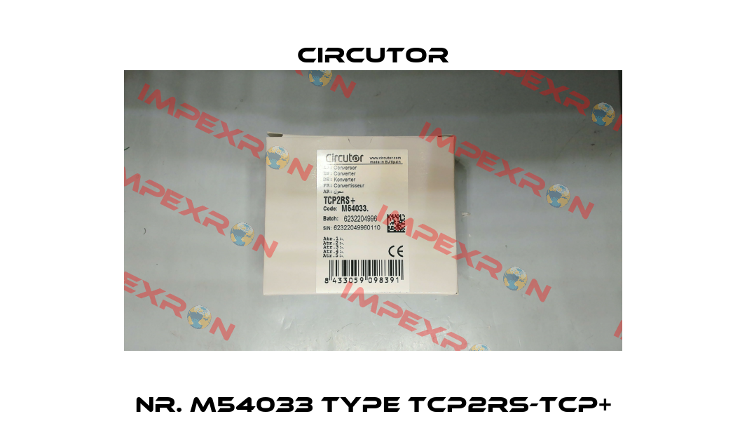 Nr. M54033 Type TCP2RS-TCP+ Circutor