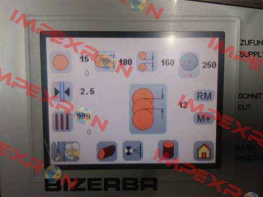 TOUCH-PANEL KPL. A500 Bizerba