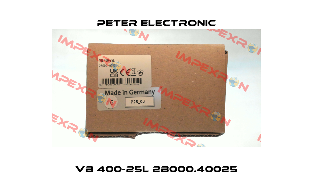 VB 400-25L 2B000.40025 Peter Electronic